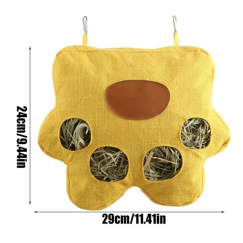 4-Hole Washable Hay Bag for Small Animals - Feeding Care Essential - by PAWFECTWORLDS | PAWFECTWORLDS | Home & Garden, Pet Products, Small Animals