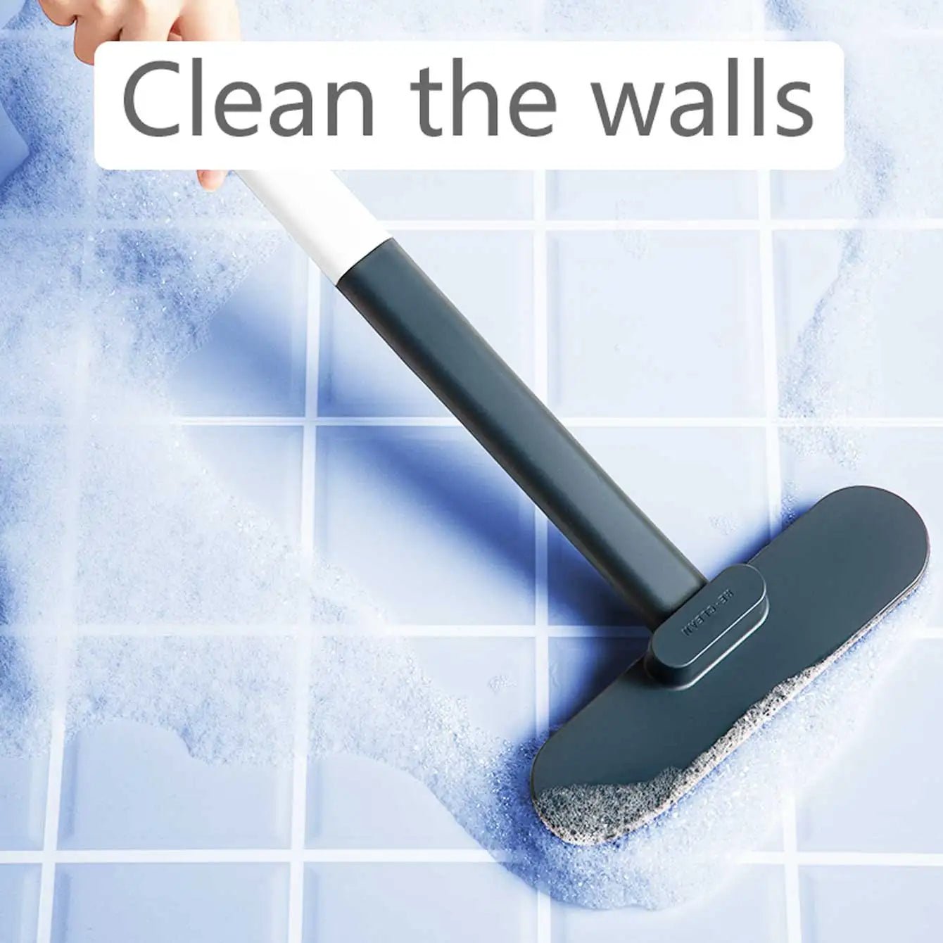 1 multifunctional long handled window brush, wet and dry dual - usecleaning brush,glass brush,sofa,wall, pet hair, carpet cleaning - by PAWFECTWORLDS | PAWFECTWORLDS | , ,