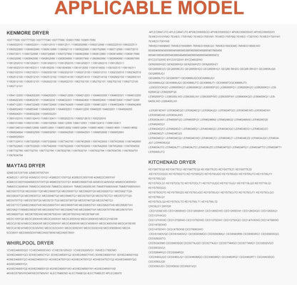 2025 Upgrade Dryer Heating Element Compatible with Whirlpool, Kenmore, Roper, Maytag, Amana, and Admiral Models - Includes Thermostat and Thermal Fuse for Medx655Dw1 and 500/600/70/80 Series Model 110 - by LFORBB | PAWFECTWORLDS | Appliances, Dryer Parts & Accessories, Parts & Accessories