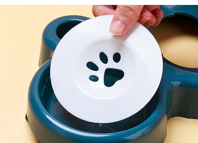 3 in 1 Cat Feeder Automatic Water Dispenser Double Bowl Pet Bowl for Small Dogs Cats Pet Food Container Cat Accessories - by PAWFECTWORLDS | PAWFECTWORLDS | , ,