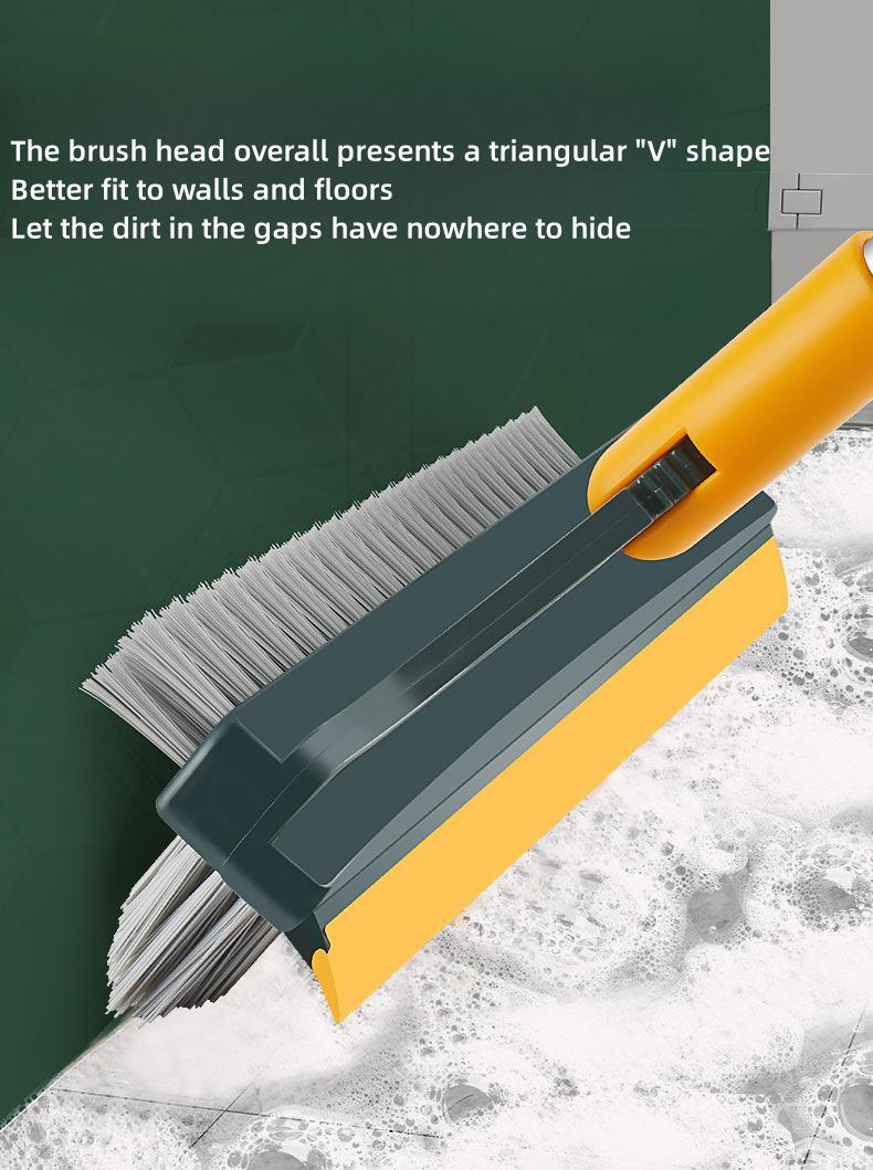 3 In 1 Cleaning Brush Cleaner Brush For Cleaning Bathroom Brush With Long Handle Rotating Floor Brush Crevice Brush - by PAWFECTWORLDS | PAWFECTWORLDS | , ,