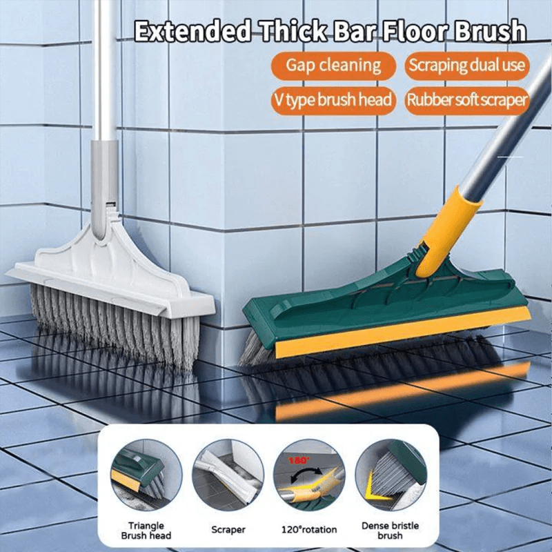 3 In 1 Cleaning Brush Cleaner Brush For Cleaning Bathroom Brush With Long Handle Rotating Floor Brush Crevice Brush - by PAWFECTWORLDS | PAWFECTWORLDS | , ,
