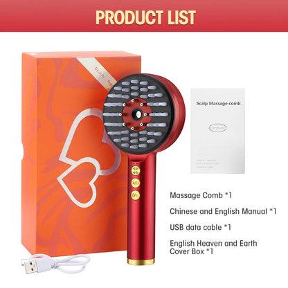 3 Modes Electric Massage Comb Portable Red Light Laser Comb for Hair Follicle Hair Follicles On The Head Essence Oil Applicator - by PAWFECTWORLDS | PAWFECTWORLDS | , ,
