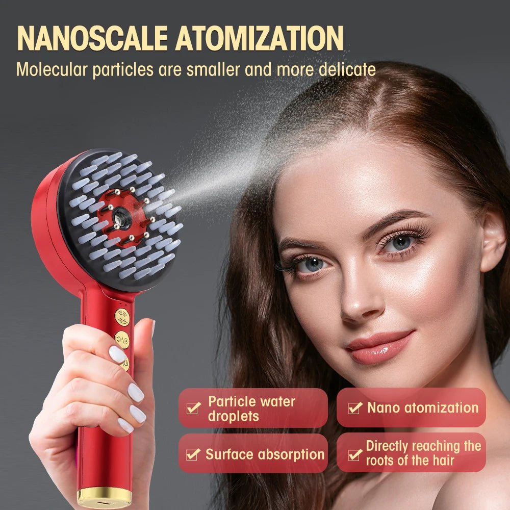 3 Modes Electric Massage Comb Portable Red Light Laser Comb for Hair Follicle Hair Follicles On The Head Essence Oil Applicator - by PAWFECTWORLDS | PAWFECTWORLDS | , ,