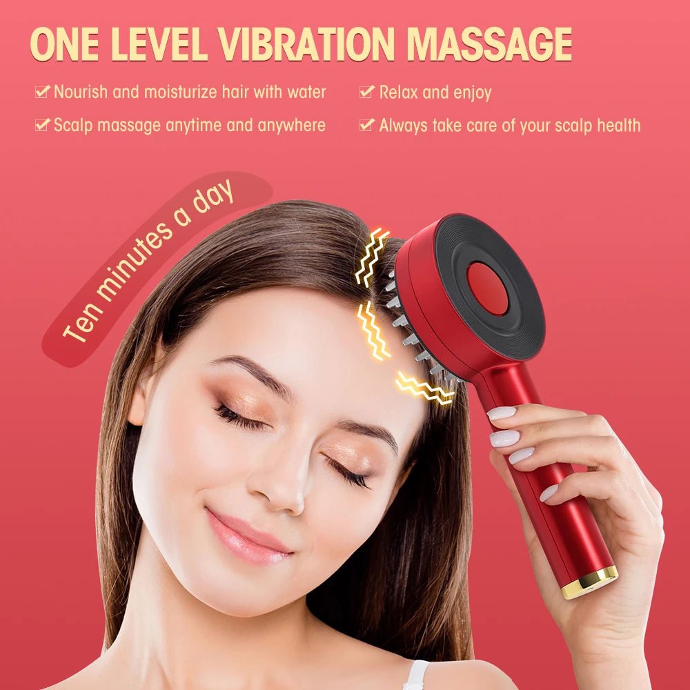 3 Modes Electric Massage Comb Portable Red Light Laser Comb for Hair Follicle Hair Follicles On The Head Essence Oil Applicator - by PAWFECTWORLDS | PAWFECTWORLDS | , ,