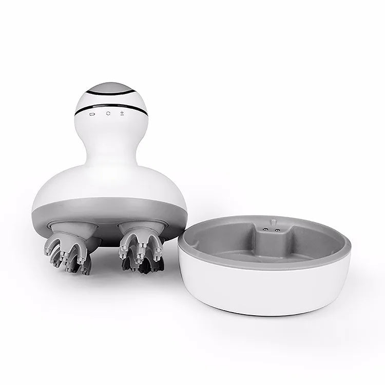 3D Waterproof Electric Head Massager Wireless Scalp Massage Promote Hair Growth Body Deep Tissue Kneading Vibration Roller - by PAWFECTWORLDS | PAWFECTWORLDS | , ,