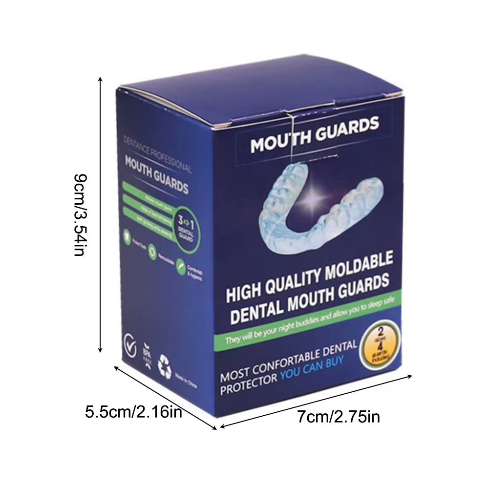 4 - 8Pcs EVA Sports Mouth Protector Anti - Snoring Mouthpiece Anti - Snoring Device at Night for Bruxism Stop Snoring Teeth Mouthguard - by PAWFECTWORLDS | PAWFECTWORLDS | Fitness & Body Building, Sports & Entertainment, Sports Safety