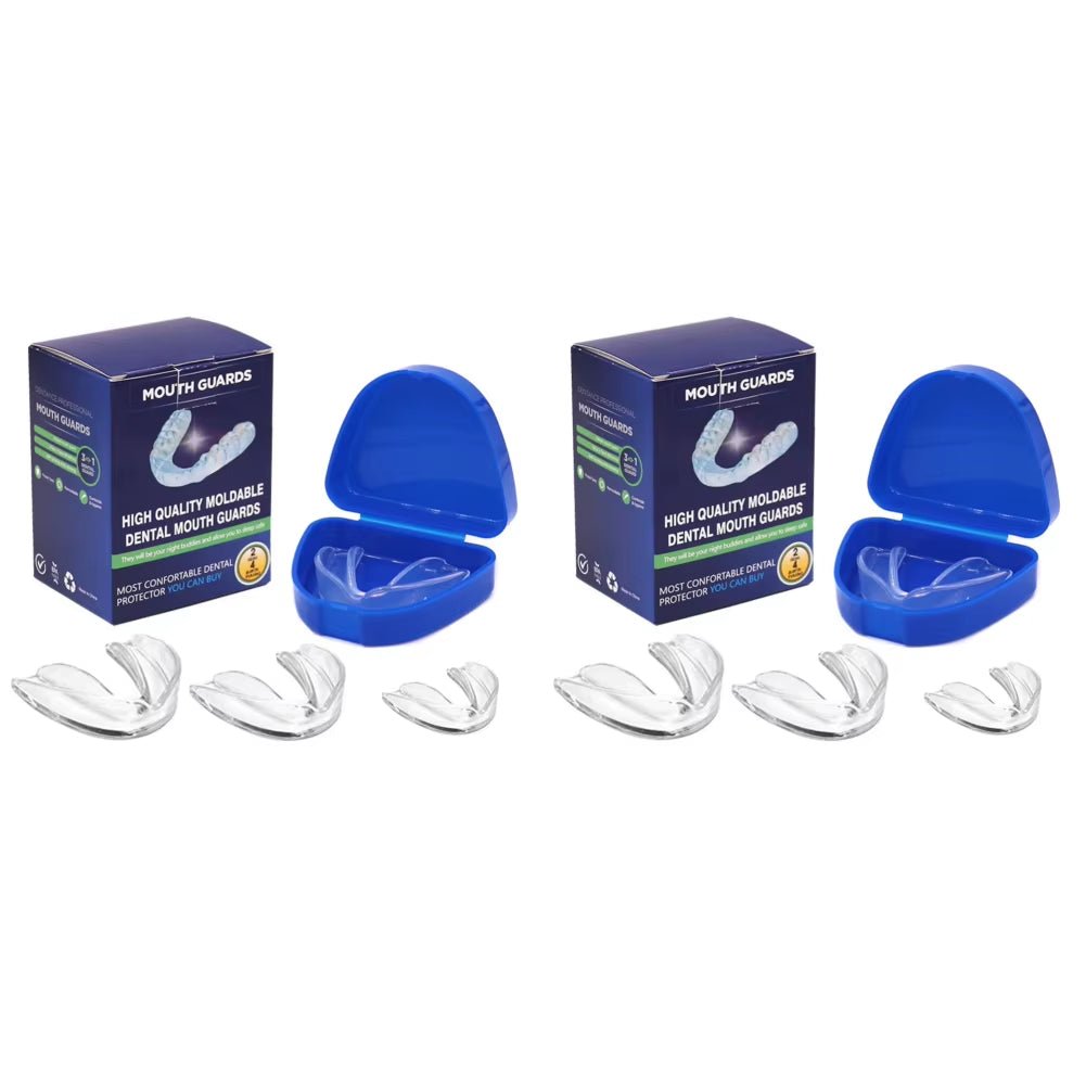 4 - 8Pcs EVA Sports Mouth Protector Anti - Snoring Mouthpiece Anti - Snoring Device at Night for Bruxism Stop Snoring Teeth Mouthguard - by PAWFECTWORLDS | PAWFECTWORLDS | Fitness & Body Building, Sports & Entertainment, Sports Safety