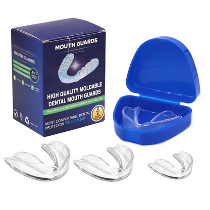 4 - 8Pcs EVA Sports Mouth Protector Anti - Snoring Mouthpiece Anti - Snoring Device at Night for Bruxism Stop Snoring Teeth Mouthguard - by PAWFECTWORLDS | PAWFECTWORLDS | Fitness & Body Building, Sports & Entertainment, Sports Safety