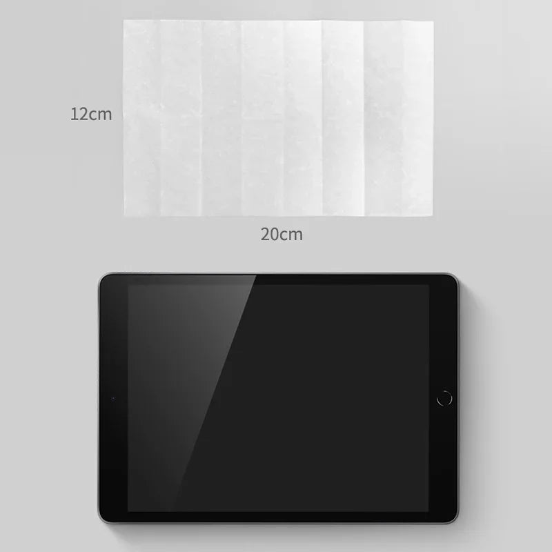 40 Pack PC Cleaners Wipes - Dry and Wet Screen Cleaning Cloths for Cars, Phones, Tablets, Laptops, TVs and Monitors - by PAWFECTWORLDS | PAWFECTWORLDS | , ,