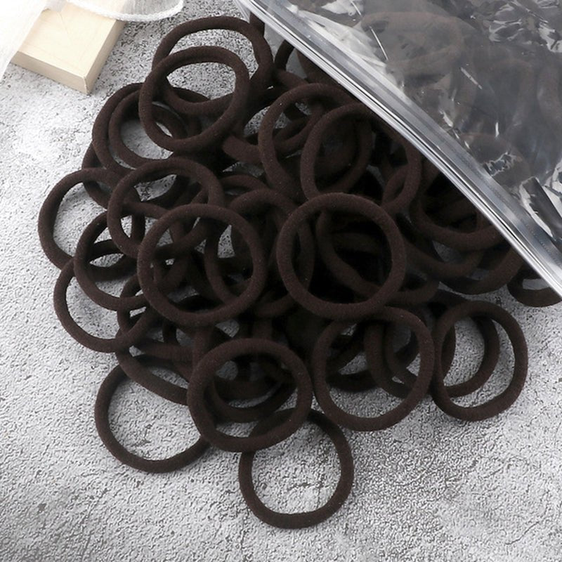 50pcs/Set Women Basic Hair Bands 1.57inch Simple Solid Colors Elastic Headband Hair Ropes Ties Hair Accessories Ponytail Holder - by PAWFECTWORLDS | PAWFECTWORLDS | , ,