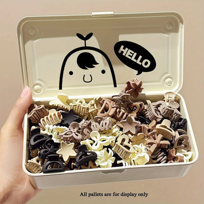 5/10/20/30pcs Beige Mixed Pack Small Clips, Cute Girl Accessories - Perfect for Daily Use, Special Occasions, or Travel Gifts - by PAWFECTWORLDS | PAWFECTWORLDS | , ,