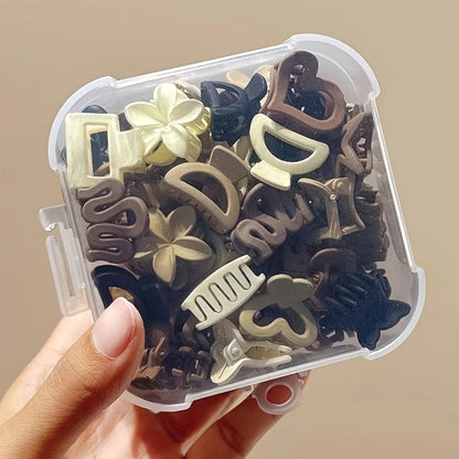 5/10/20/30pcs Beige Mixed Pack Small Clips, Cute Girl Accessories - Perfect for Daily Use, Special Occasions, or Travel Gifts - by PAWFECTWORLDS | PAWFECTWORLDS | , ,