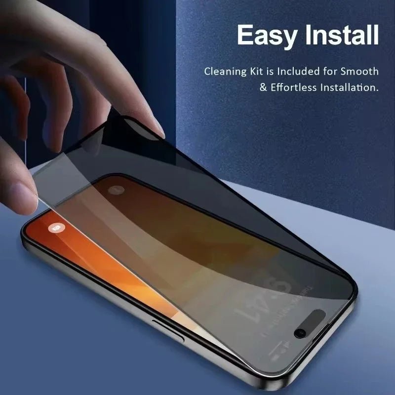 5Pcs Full Cover Privacy Screen Protector For iPhone 16 11 12 13 14 Pro Max Mini 8K Anti - spy Glass For iPhone 15 17 PRO XR XS MAX - by PAWFECTWORLDS | PAWFECTWORLDS | , ,