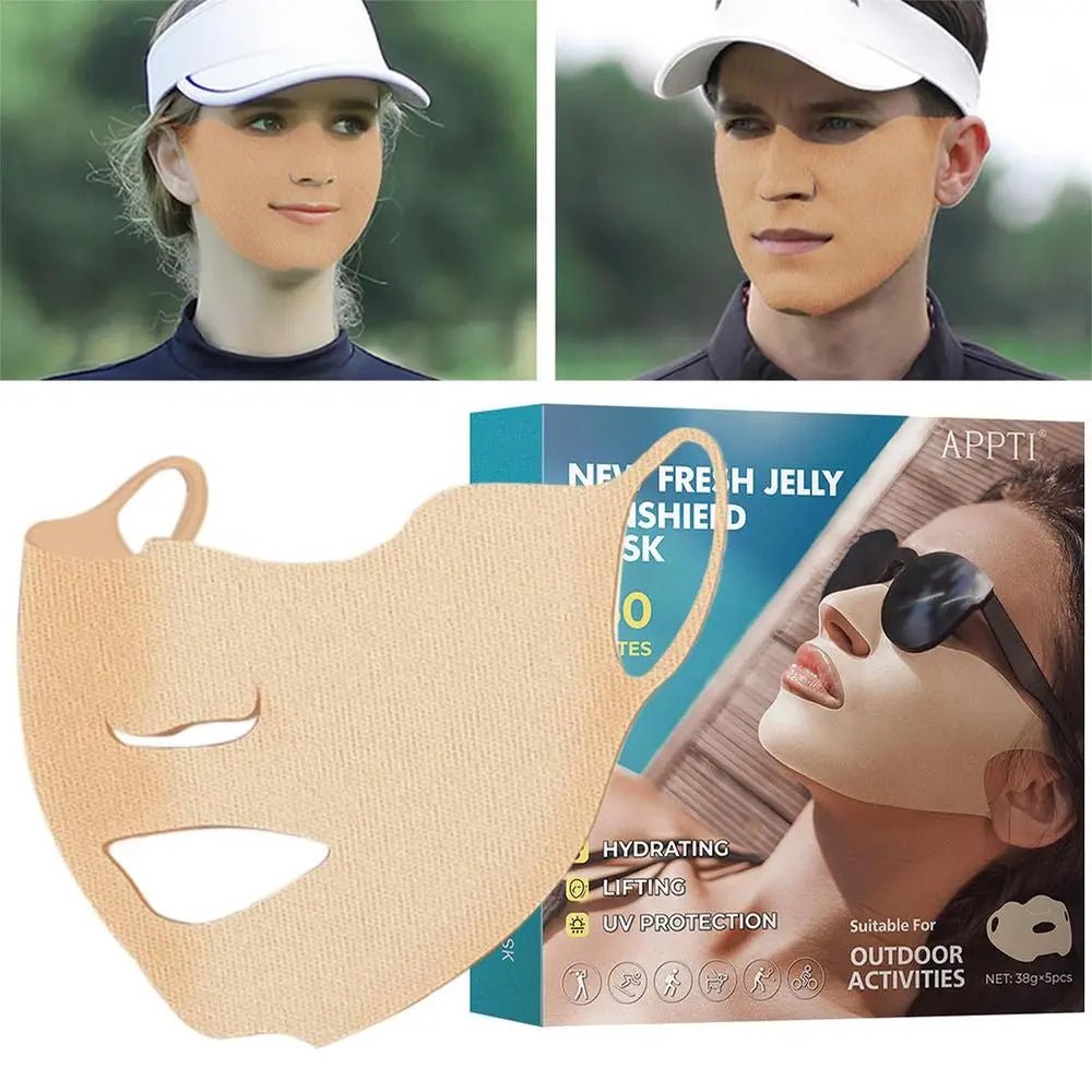 5pcs Golf Patches for Sun Protection UV Facial Patches for Outdoor Activities Sunblock Gel Patches with Skincare Ingredients - by PAWFECTWORLDS | PAWFECTWORLDS | , ,