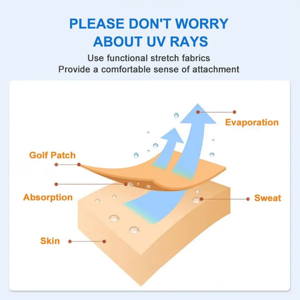 5pcs Golf Patches for Sun Protection UV Facial Patches for Outdoor Activities Sunblock Gel Patches with Skincare Ingredients - by PAWFECTWORLDS | PAWFECTWORLDS | , ,