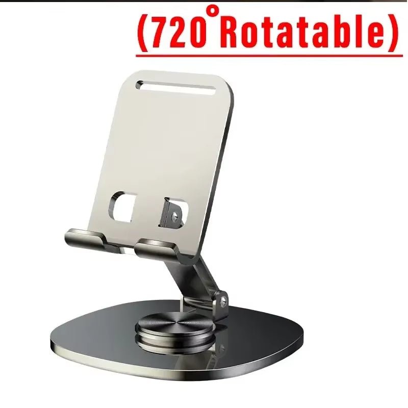 720 Rotate Aluminum Alloy Portable Tablet Holder for Ipad Adjustable Flexible Folding Lazy Desktop Live Mobile Phone Mount Stand - by Universal | PAWFECTWORLDS | Basic Phone Holders, Holders & Stands, Phones & Telecommunications Accessories