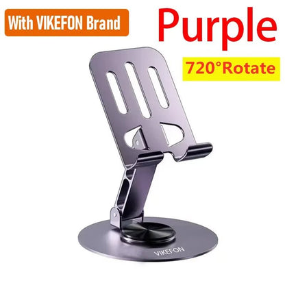 720 Rotate Aluminum Alloy Portable Tablet Holder for Ipad Adjustable Flexible Folding Lazy Desktop Live Mobile Phone Mount Stand - by Universal | PAWFECTWORLDS | Basic Phone Holders, Holders & Stands, Phones & Telecommunications Accessories