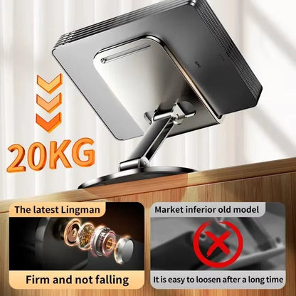 720 Rotate Aluminum Alloy Portable Tablet Holder for Ipad Adjustable Flexible Folding Lazy Desktop Live Mobile Phone Mount Stand - by Universal | PAWFECTWORLDS | Basic Phone Holders, Holders & Stands, Phones & Telecommunications Accessories