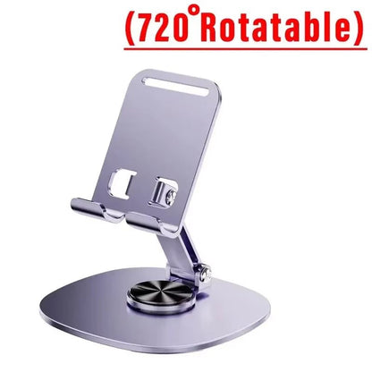 720 Rotate Aluminum Alloy Portable Tablet Holder for Ipad Adjustable Flexible Folding Lazy Desktop Live Mobile Phone Mount Stand - by Universal | PAWFECTWORLDS | Basic Phone Holders, Holders & Stands, Phones & Telecommunications Accessories