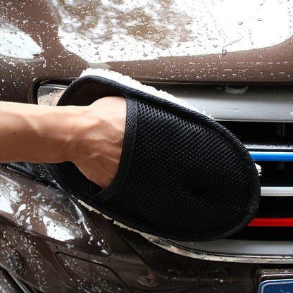 9.84" x 3.5" Microfiber Ultra - Soft Car Cleaning Glove, Perfect for Auto Detailing & Maintenance - by PAWFECTWORLDS | PAWFECTWORLDS | , ,