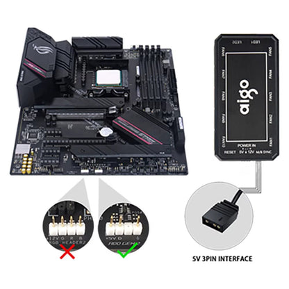 Aigo AR12 White 120mm RGB Fan Kit for PC Gamer - by Aigo | PAWFECTWORLDS | Computer & Office, Computer Components, PC Fans & Cooling