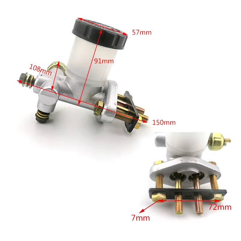 Brake Master Cylinder Hydraulic for ATV Quad Go Kart Buggy 70 90 110 125 150 200 250 300CC Motorcycle Motocross - by PAWFECTWORLDS | PAWFECTWORLDS | ATV&UTV&SSV Parts & Accessories, Motorcycle & ATV, Motorcycle Equipments & Parts
