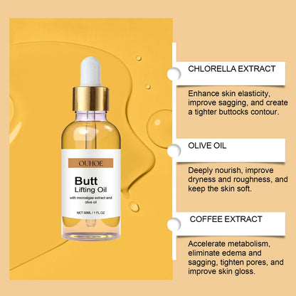 Buttock Enlargement Oil Hip Lifting Growth Firming Nourishing Moisturize Skin Tighten Pores Enhance Elasticity Body Massage Care - by PAWFECTWORLDS | PAWFECTWORLDS | , ,