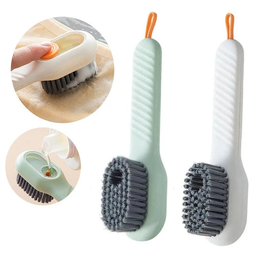 Cleaning Brush Soft Bristled Liquid Shoe Brush Long Handle Brush Clothes Brush Shoe Clothing Board Brush Household Cleaning Tool - by PAWFECTWORLDS | PAWFECTWORLDS | , ,