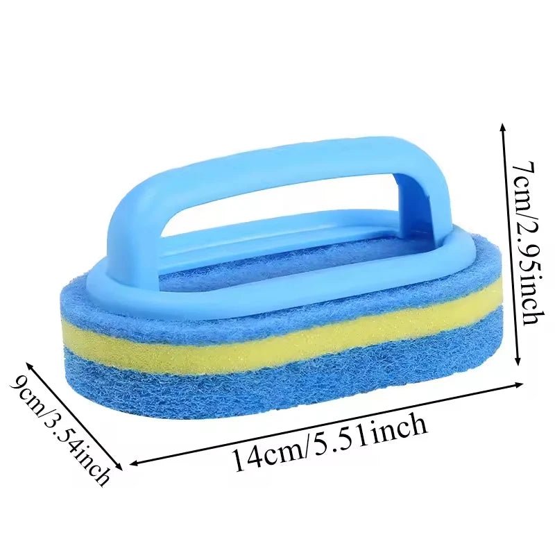 Cleaning Brush With Handle Sponge Wiping Kitchen Cleaning Pot Washing Dishwashing Sponge Cleaning And Brush Tool Toilet Ceramic - by PAWFECTWORLDS | PAWFECTWORLDS | , ,