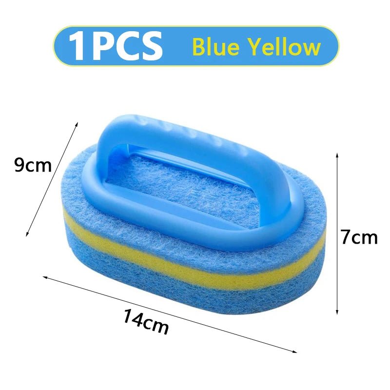 Cleaning Brush With Handle Sponge Wiping Kitchen Cleaning Pot Washing Dishwashing Sponge Cleaning And Brush Tool Toilet Ceramic - by PAWFECTWORLDS | PAWFECTWORLDS | , ,