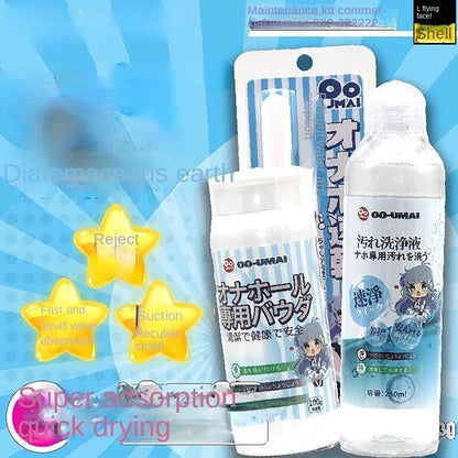 Cleaning Fluid Lubricant Protective Powder Masturbation Adult Erotic Silicone Sex Toy Pocket Pussy Masturbator Sex Shop - by PAWFECTWORLDS | PAWFECTWORLDS | , ,