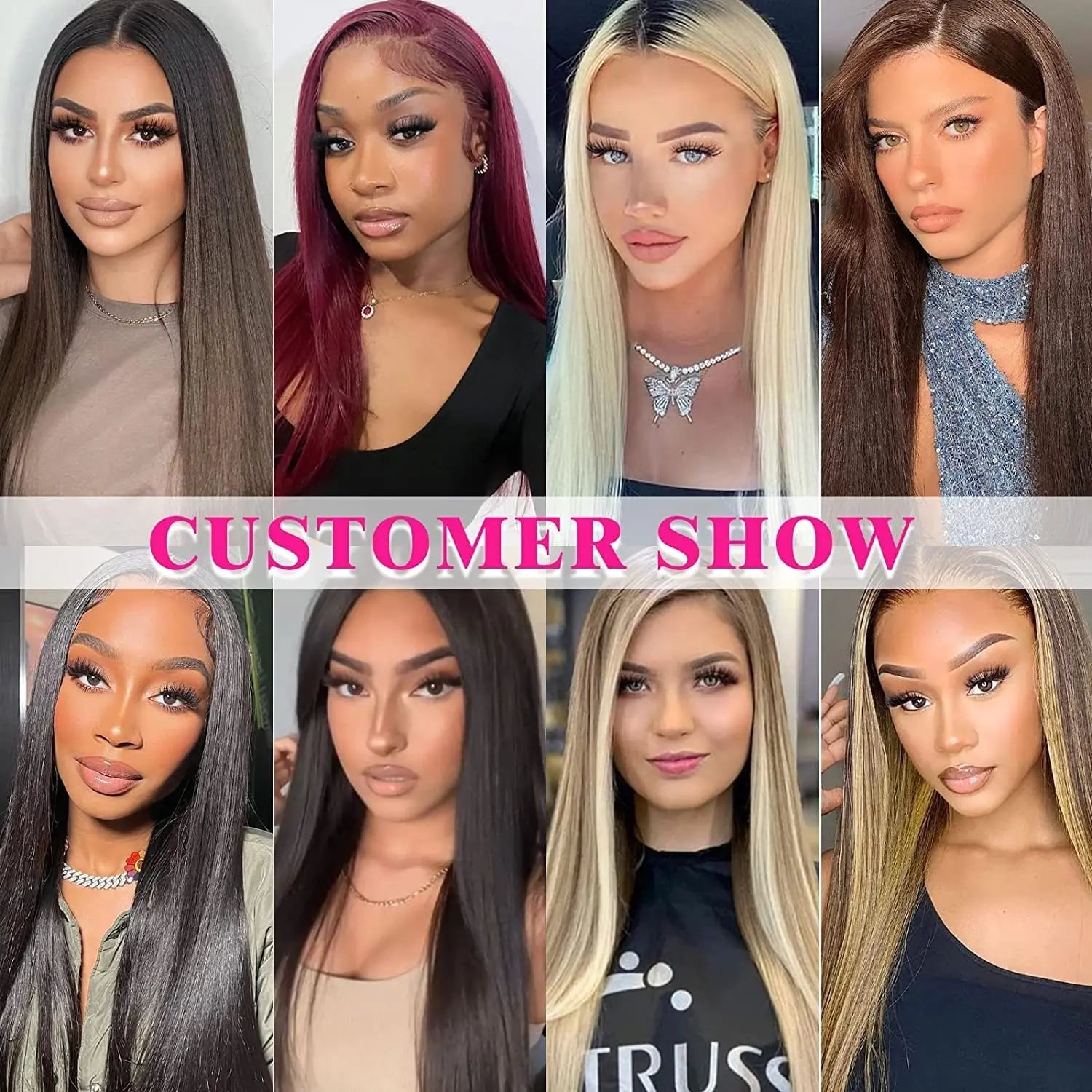 Clip in Hair Extensions 4 Brown Hair Real Human Hair Double Weft 8Pcs Hair Extensions Clip Ins Straight Human Hair for Woman - by Angelove | PAWFECTWORLDS | Hair Extensions & Wigs, Human Hair (For White), Human Hair Extensions