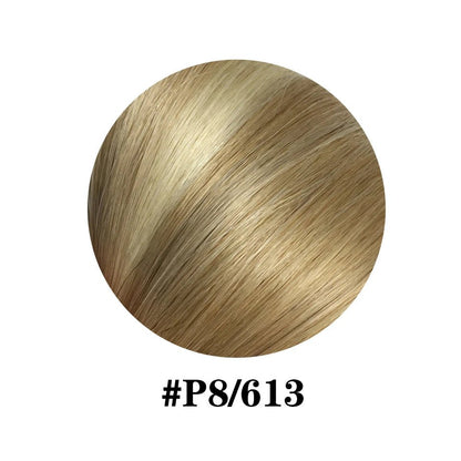 Clip in Hair Extensions 4 Brown Hair Real Human Hair Double Weft 8Pcs Hair Extensions Clip Ins Straight Human Hair for Woman - by Angelove | PAWFECTWORLDS | Hair Extensions & Wigs, Human Hair (For White), Human Hair Extensions