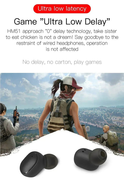 E6S Wireless Bluetooth Earphones TWS Bluetooth Headset Wireless Earbuds Noise Cancelling Earphones with Microphone Headphones - by PAWFECTWORLDS | PAWFECTWORLDS | , ,