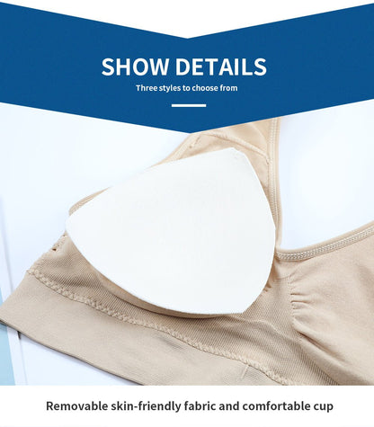 [Gentle Care] Plus Size Seamless Sports Bra for Women - Purple, Breathable Mesh Fabric, Push - Up with Removable Pads, Comfort Fit Vest Style, Sizes 36XL to 40XL, Plus Size Bra - by PAWFECTWORLDS | PAWFECTWORLDS | , ,