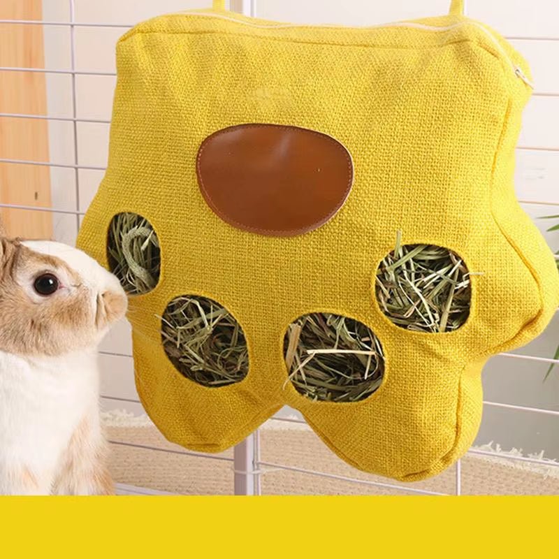 4-Hole Washable Hay Bag for Small Animals - Feeding Care Essential - by PAWFECTWORLDS | PAWFECTWORLDS | Home & Garden, Pet Products, Small Animals