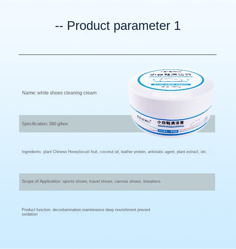 Household Cleaning Chemicals Anhydrous Cleaning Cream Small White Shoes Sneakers Canvas Shoes Shoes Cleaning Artifact - by PAWFECTWORLDS | PAWFECTWORLDS | , ,