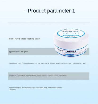 Household Cleaning Chemicals Anhydrous Cleaning Cream Small White Shoes Sneakers Canvas Shoes Shoes Cleaning Artifact - by PAWFECTWORLDS | PAWFECTWORLDS | , ,