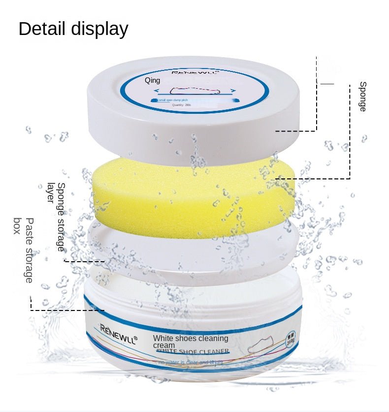 Household Cleaning Chemicals Anhydrous Cleaning Cream Small White Shoes Sneakers Canvas Shoes Shoes Cleaning Artifact - by PAWFECTWORLDS | PAWFECTWORLDS | , ,