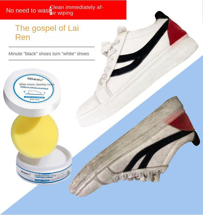 Household Cleaning Chemicals Anhydrous Cleaning Cream Small White Shoes Sneakers Canvas Shoes Shoes Cleaning Artifact - by PAWFECTWORLDS | PAWFECTWORLDS | , ,