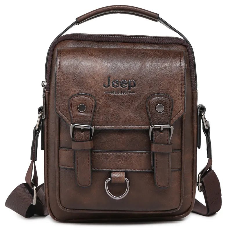 JEEP BULUO Multi - function Business Handbags Men New Man's Shoulder Bag Large Capacity Leather Messenger Bag Crossbody Big Brand - by PAWFECTWORLDS | PAWFECTWORLDS | , ,