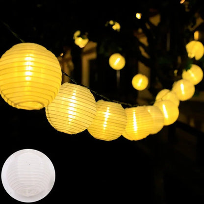 LED Solar Lantern String Lights Outdoor Garland Fairy Lights Solar Powered Garden Decorative Light for Christmas Wedding Party - by PAWFECTWORLDS | PAWFECTWORLDS | Lights & Lighting, Outdoor Lighting, Solar Lamps