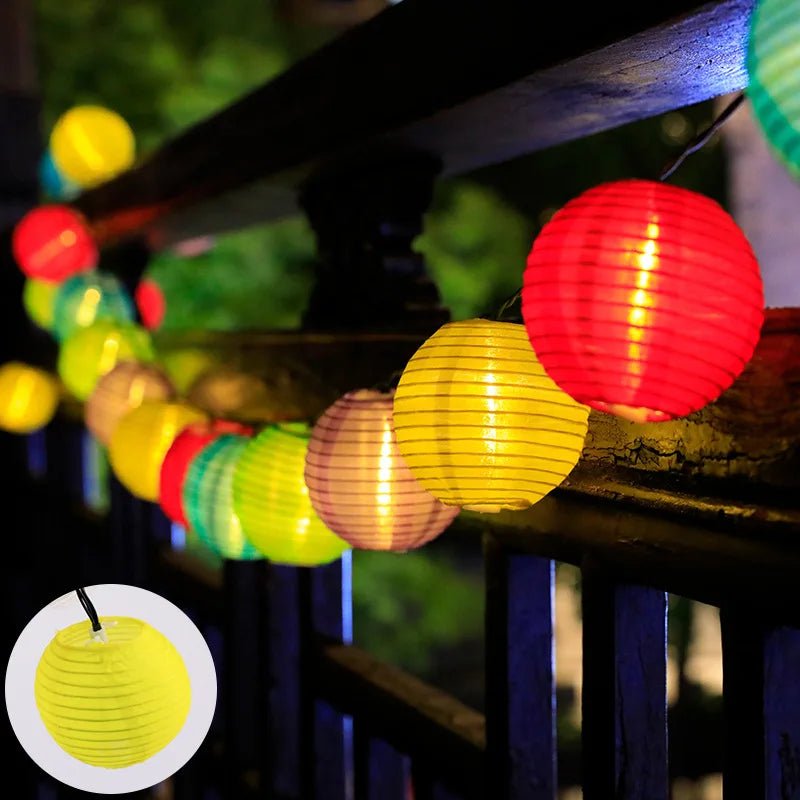 LED Solar Lantern String Lights Outdoor Garland Fairy Lights Solar Powered Garden Decorative Light for Christmas Wedding Party - by PAWFECTWORLDS | PAWFECTWORLDS | Lights & Lighting, Outdoor Lighting, Solar Lamps