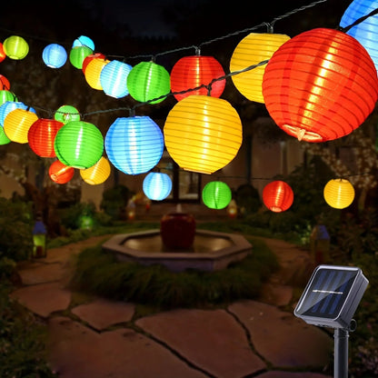 LED Solar Lantern String Lights Outdoor Garland Fairy Lights Solar Powered Garden Decorative Light for Christmas Wedding Party - by PAWFECTWORLDS | PAWFECTWORLDS | Lights & Lighting, Outdoor Lighting, Solar Lamps