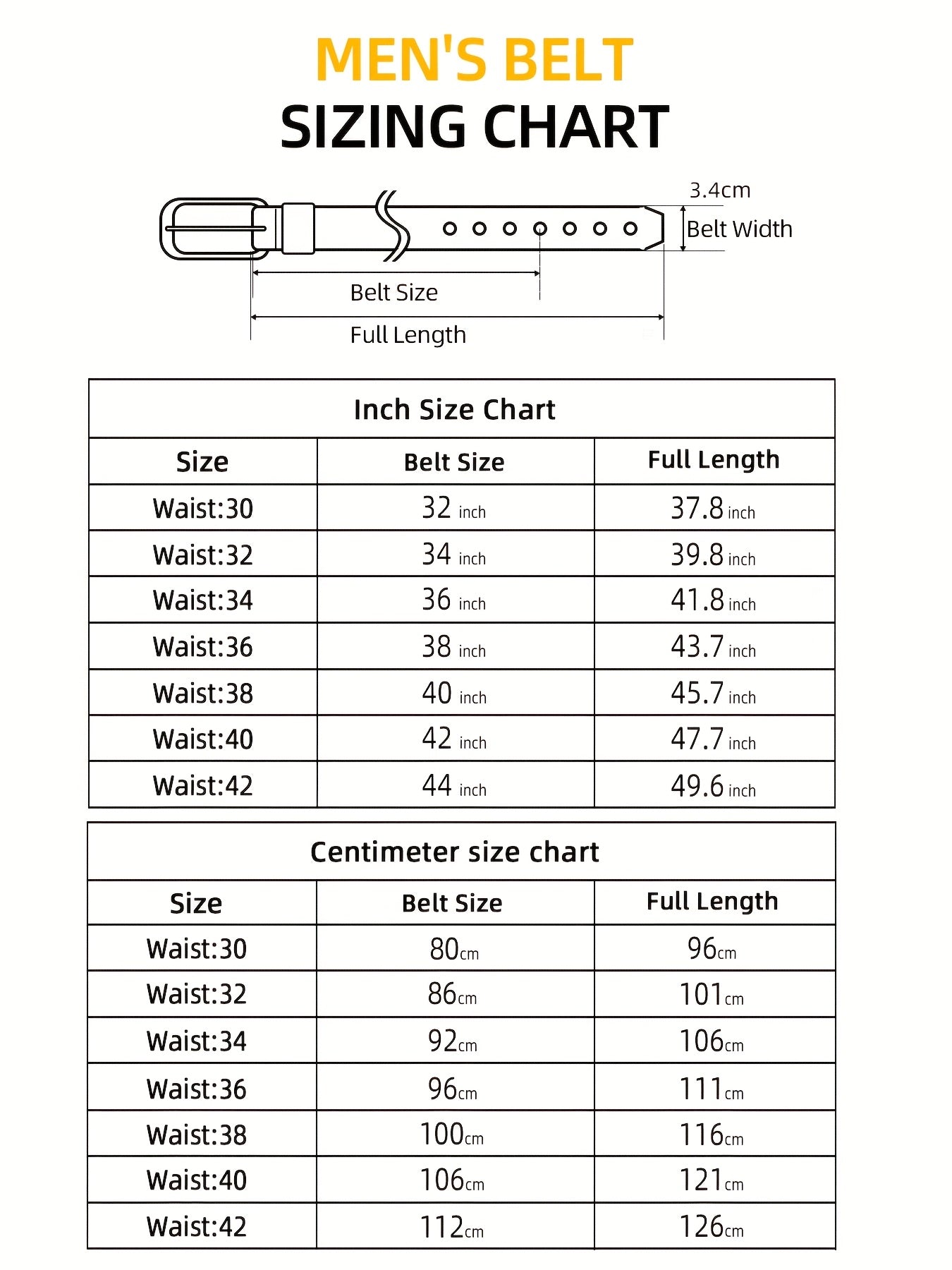 Men's Leather Belt, Fashion & Classic Casual Belt with Single Prong Buckle for Jeans, Pants, Work And Business, Gift for Dad & Husband - by PAWFECTWORLDS | PAWFECTWORLDS | , ,