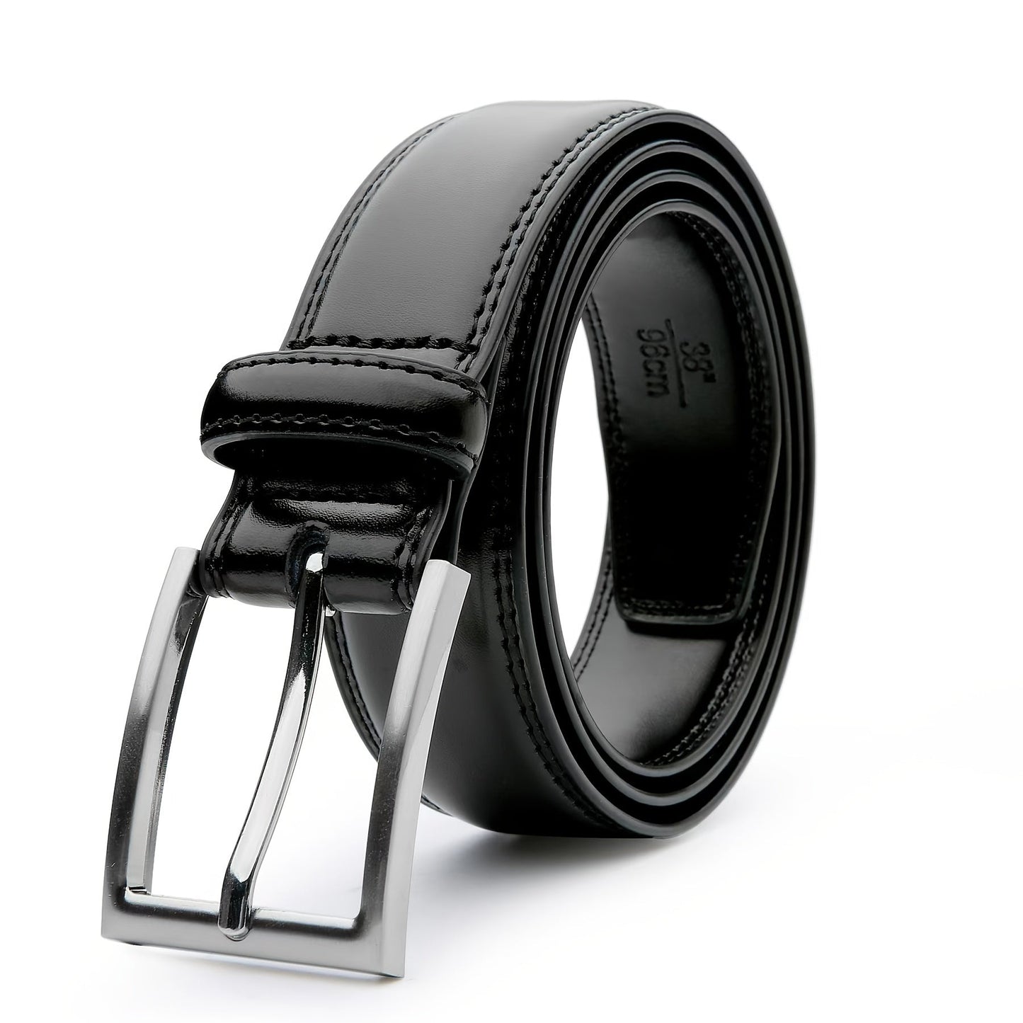 Men's Leather Belt, Fashion & Classic Casual Belt with Single Prong Buckle for Jeans, Pants, Work And Business, Gift for Dad & Husband - by PAWFECTWORLDS | PAWFECTWORLDS | , ,