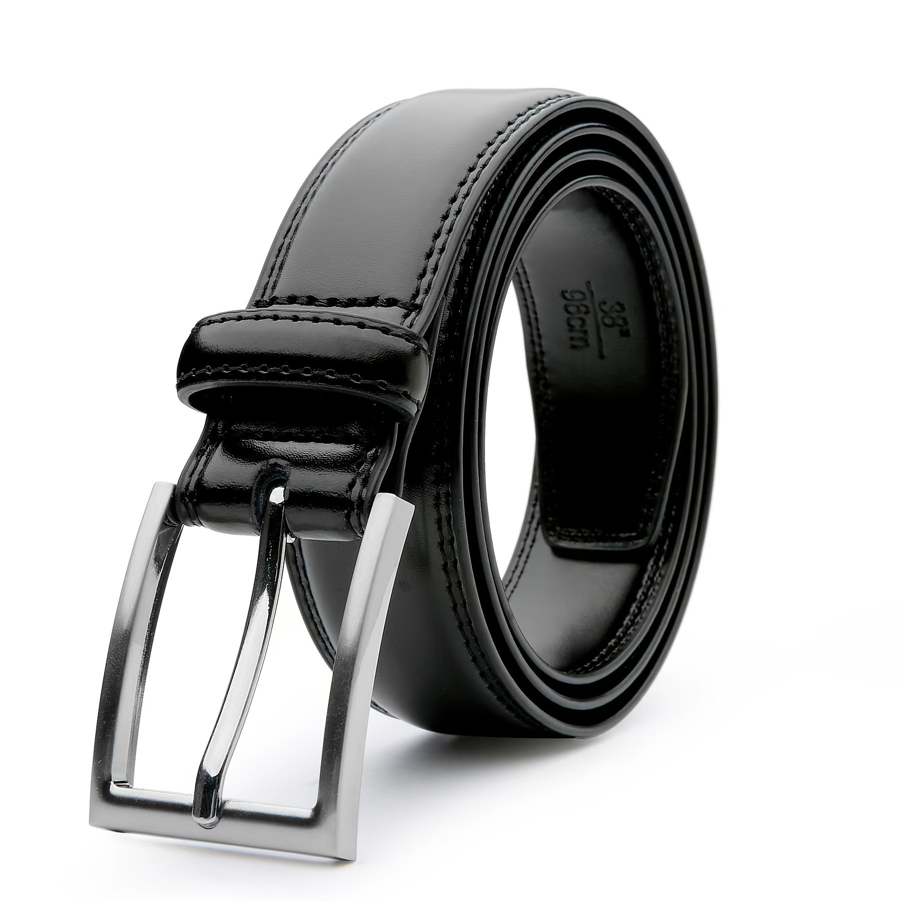 Men's Leather Belt, Fashion & Classic Casual Belt with Single Prong Buckle for Jeans, Pants, Work And Business, Gift for Dad & Husband - by PAWFECTWORLDS | PAWFECTWORLDS | , ,
