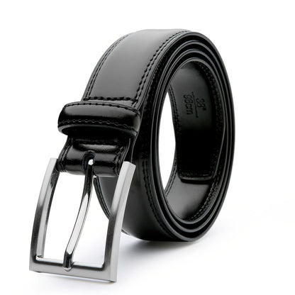 Men's Leather Belt, Fashion & Classic Casual Belt with Single Prong Buckle for Jeans, Pants, Work And Business, Gift for Dad & Husband - by PAWFECTWORLDS | PAWFECTWORLDS | , ,