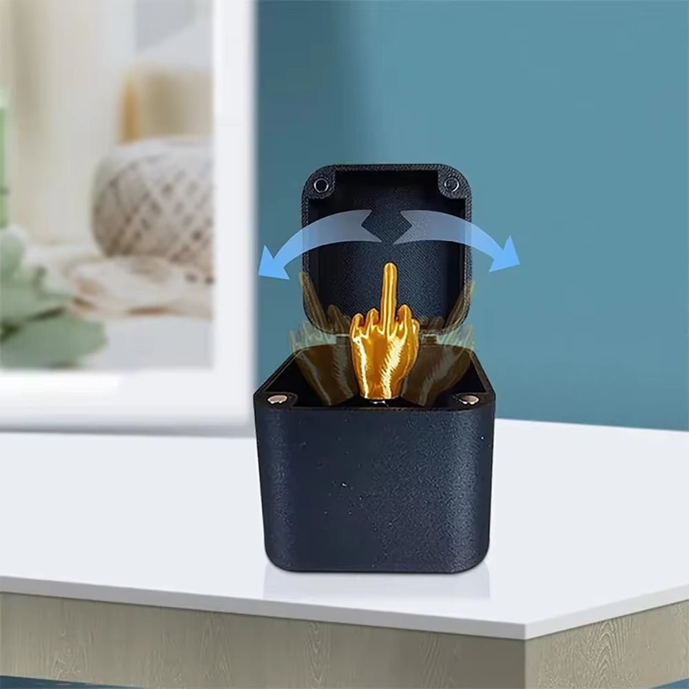 Middle Finger Pop-Up Gift Box Prank for Halloween Fun - by Does not apply | PAWFECTWORLDS | Event & Party, Festive & Party Supplies, Home & Garden